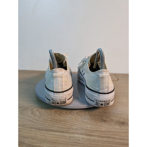 Converse Chuck Taylor AS Lift Low Top Shoe Sneaker Womens Size 8 White 560251C - Picture 4 of 10